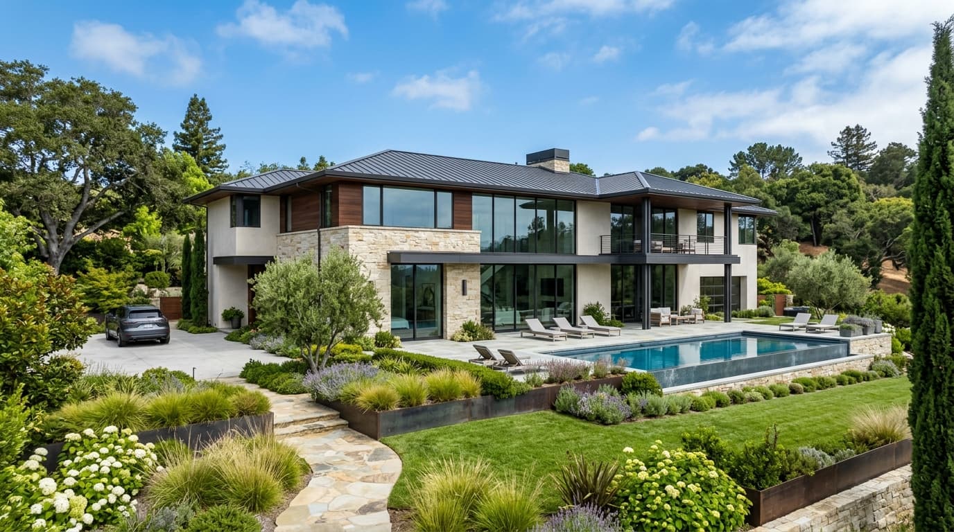 Luxury residential real estate property architecture
